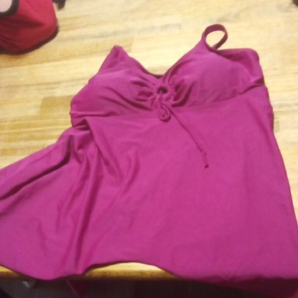 SHEIN Fuchsia Spaghetti Strap Top